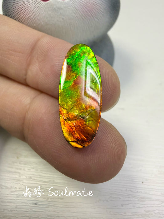 斑彩石裸石 8x20mm