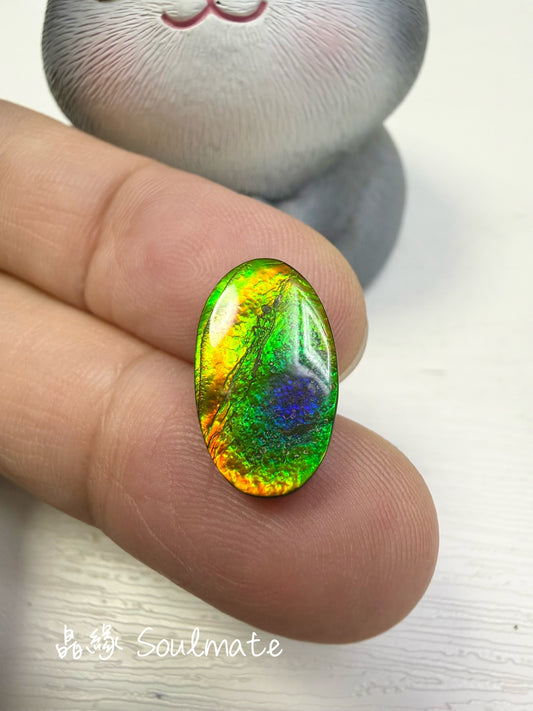 斑彩石裸石 9x15mm
