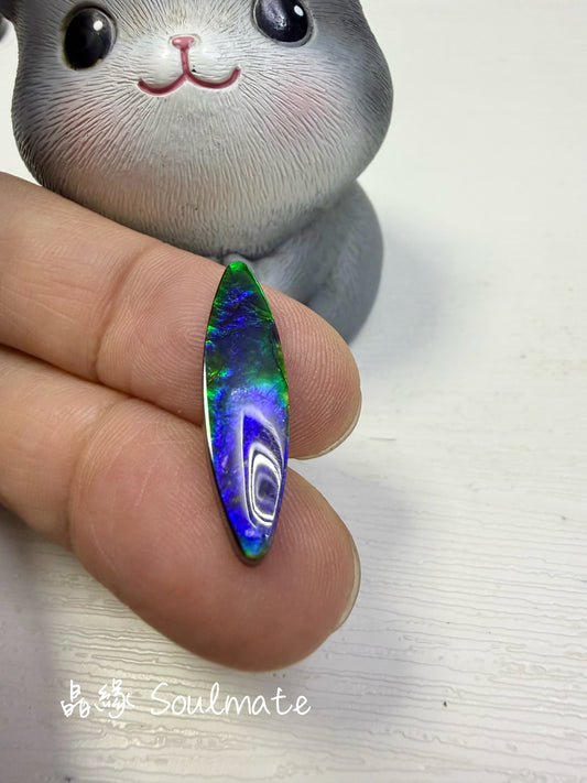 斑彩石裸石 5x24mm