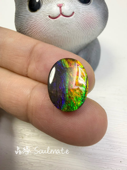 斑彩石裸石 12x16mm