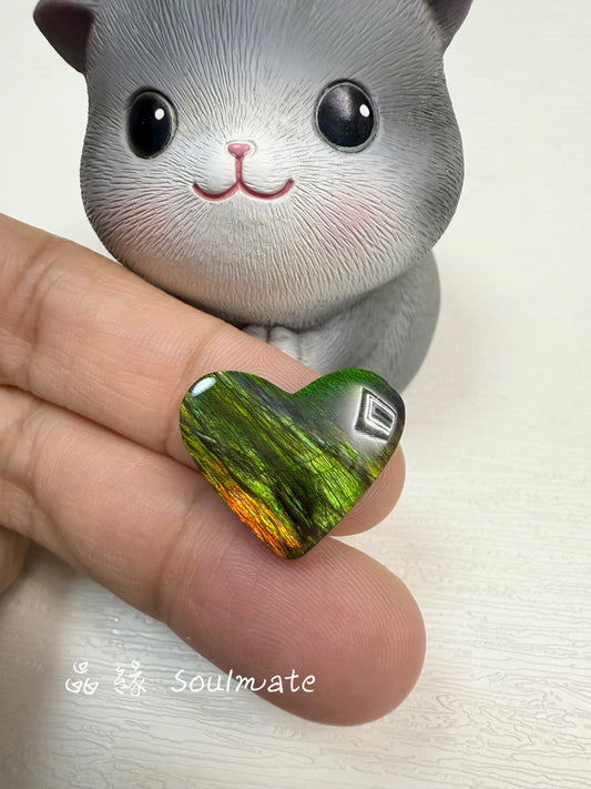 斑彩石裸石 18x21mm