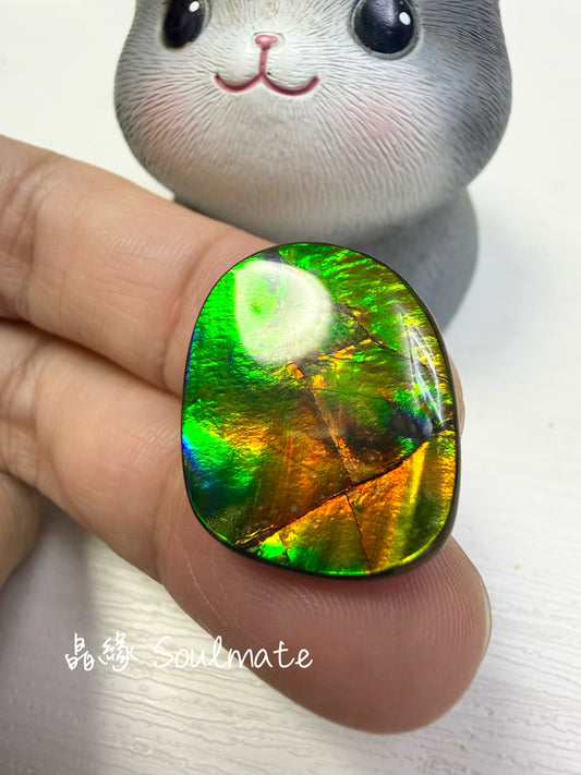 斑彩石裸石 18x22mm