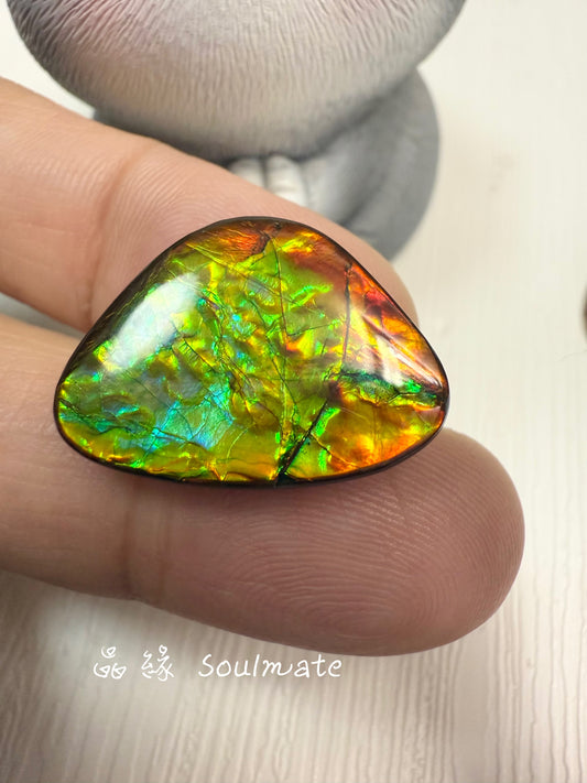 斑彩石裸石 16x22mm