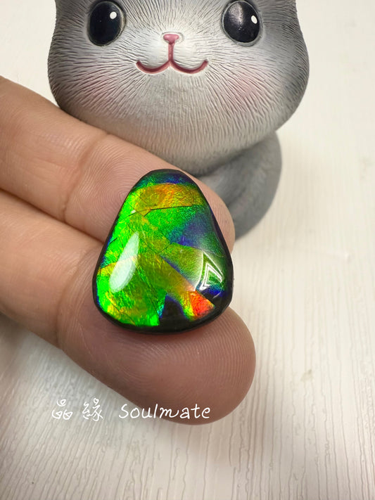 斑彩石裸石 16x21mm