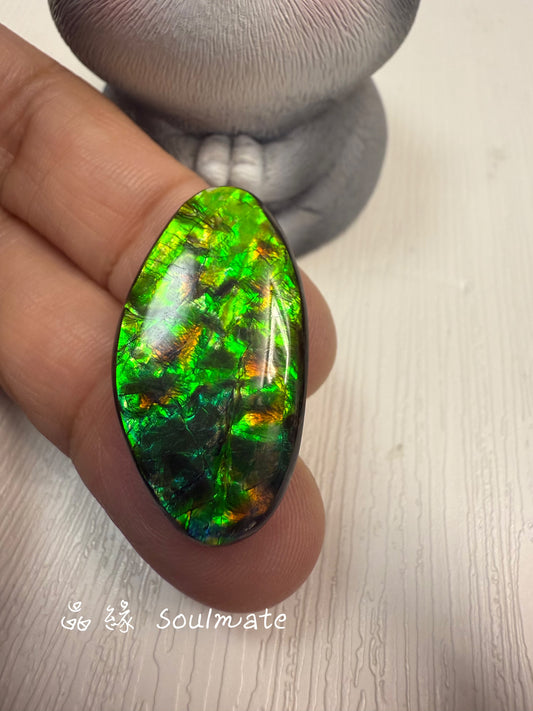 斑彩石裸石 17x31mm