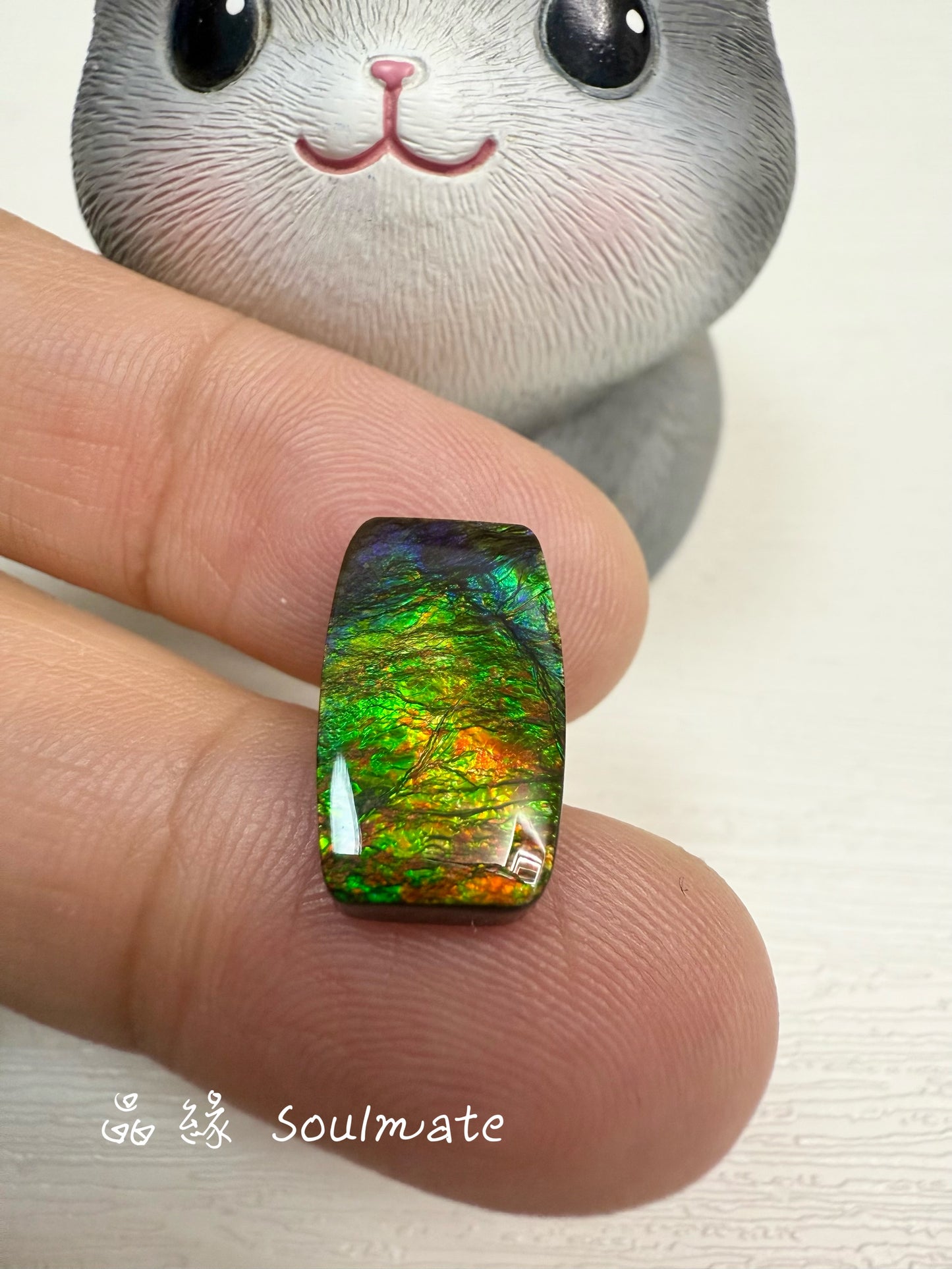 斑彩石裸石 10x16mm