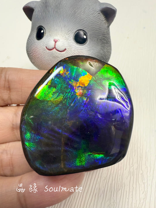 斑彩石擺件 38x41mm