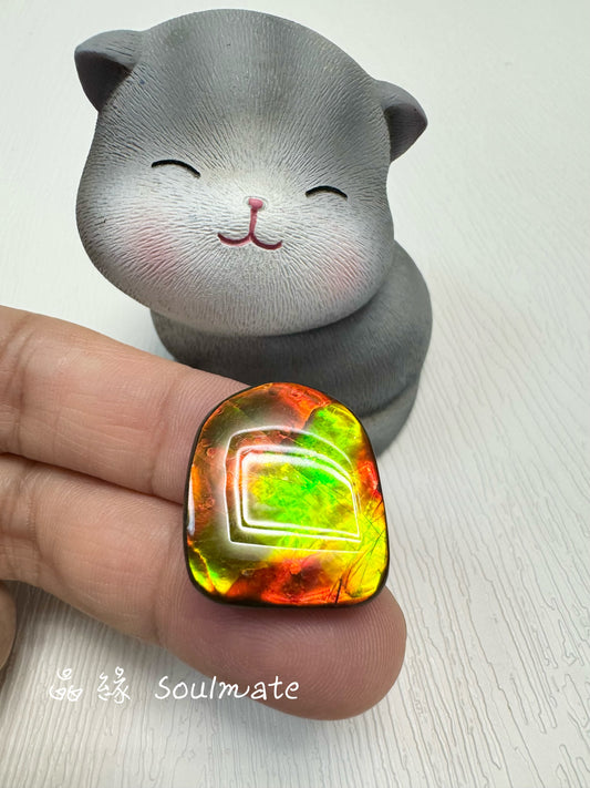 斑彩石裸石 20x23mm