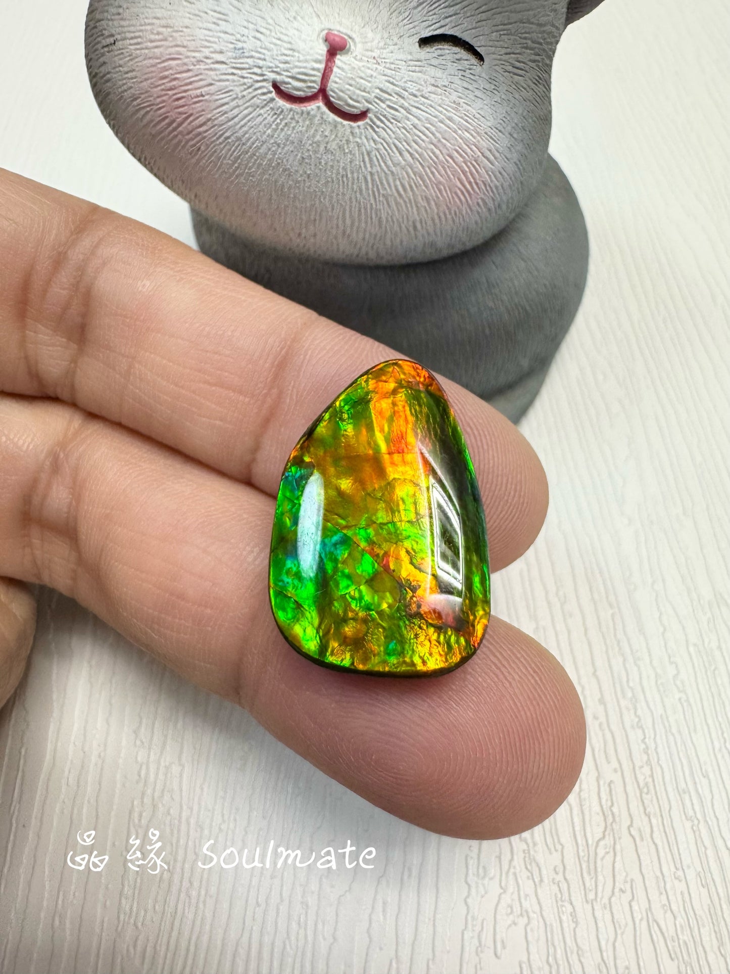 斑彩石裸石 15x23mm