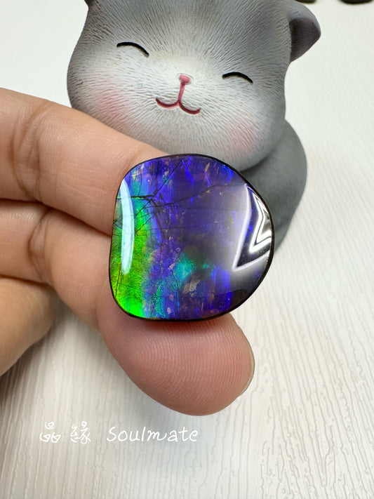 斑彩石裸石 21x23mm