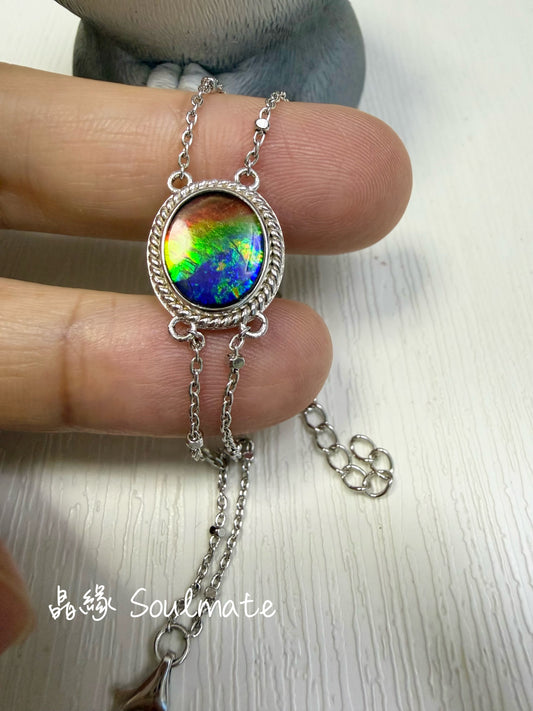 斑彩石手鏈 13x15mm (石9x11mm)