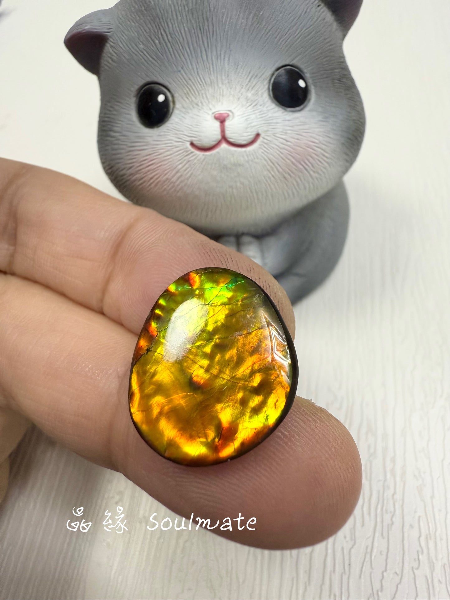 斑彩石裸石 17x19mm