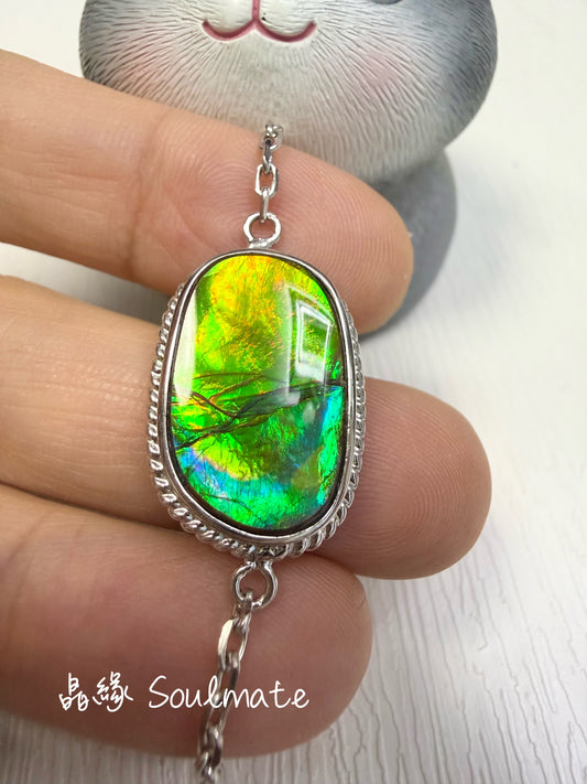 斑彩石手鏈 16x23mm (石12x19mm)
