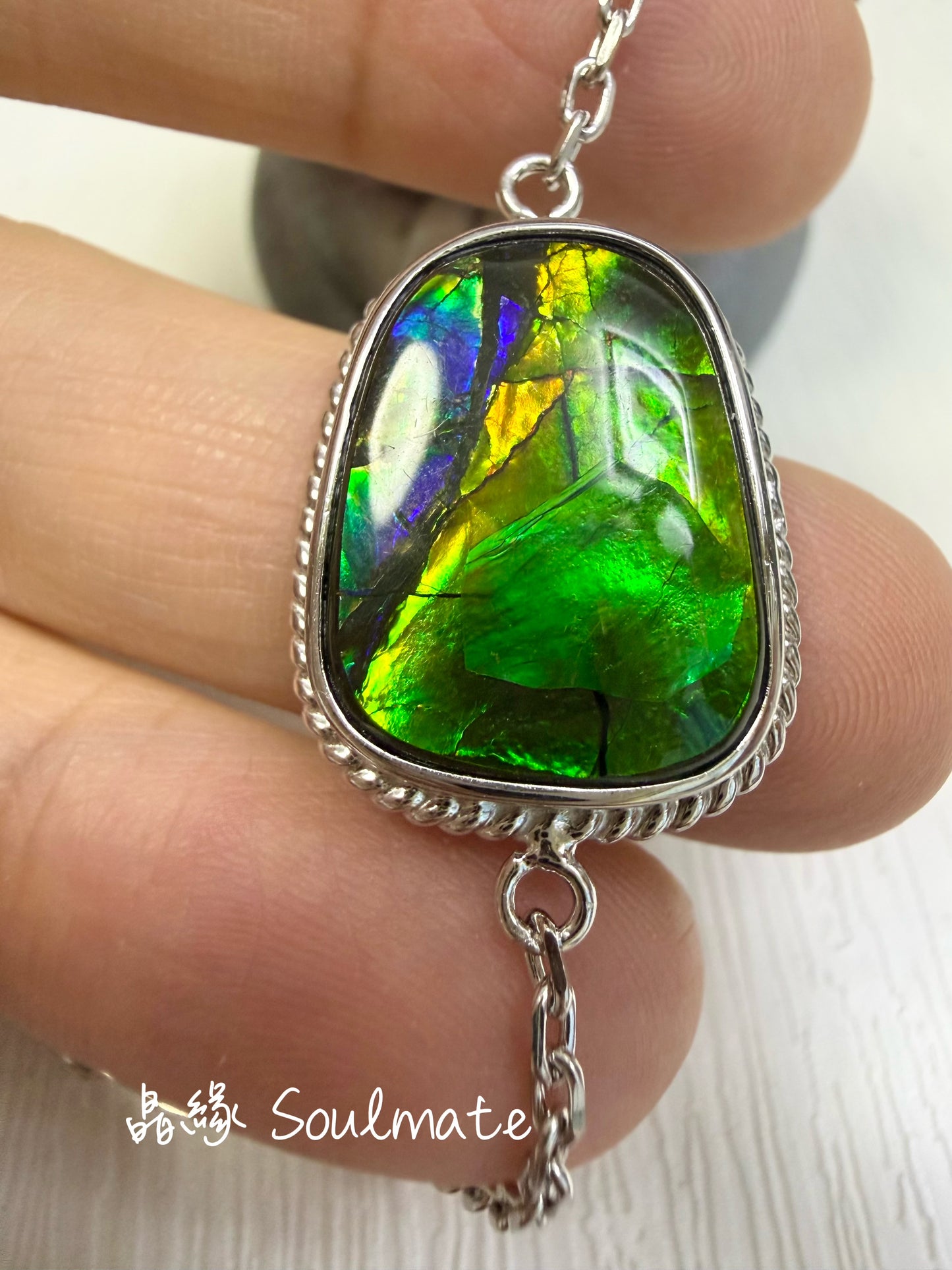 斑彩石手鏈 18x22mm (14x18mm)