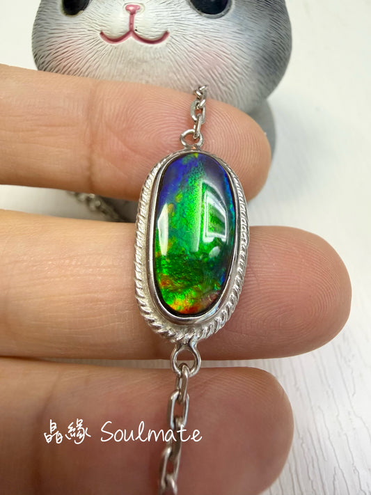 斑彩石手鏈 13x22mm (石9x18mm)