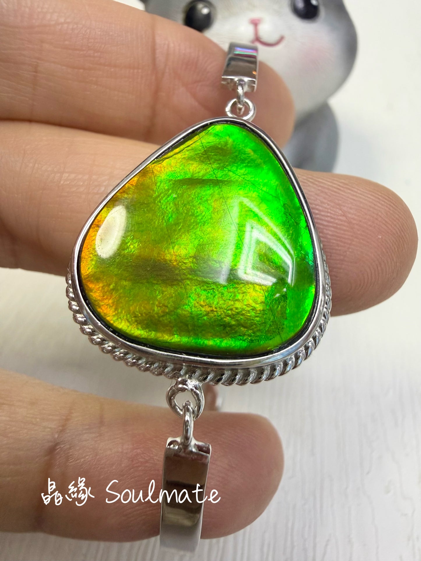 斑彩石手鐲 14x26mm (石10x22mm)