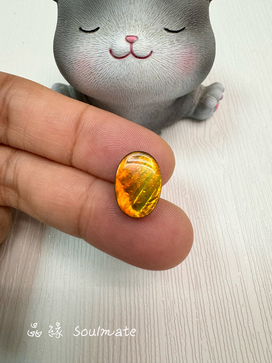 斑彩石裸石 10x14mm