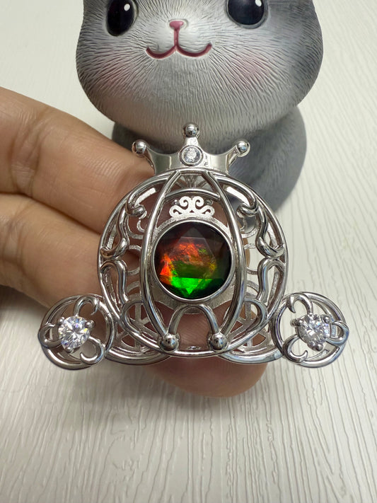 斑彩石盒子 36x42mm