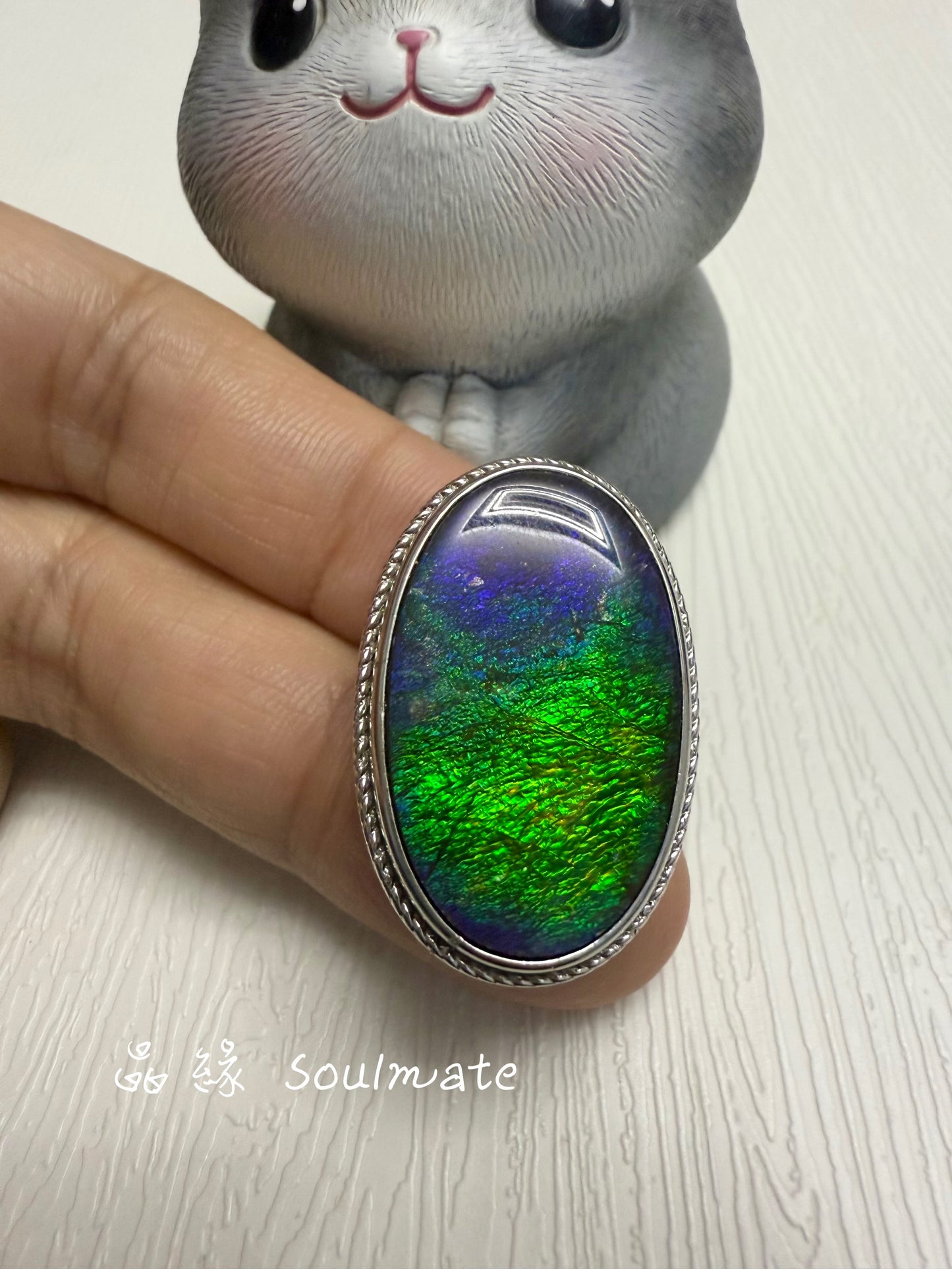 斑彩石盒子 20x30mm