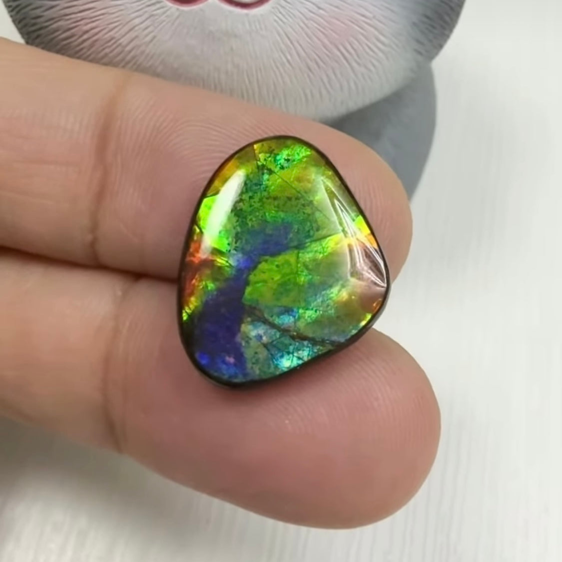 斑彩石裸石 15x28mm