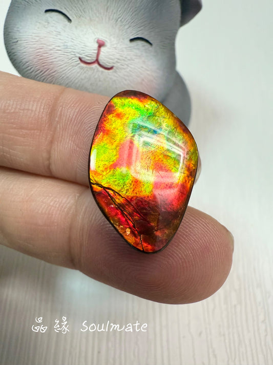斑彩石裸石 15x23mm