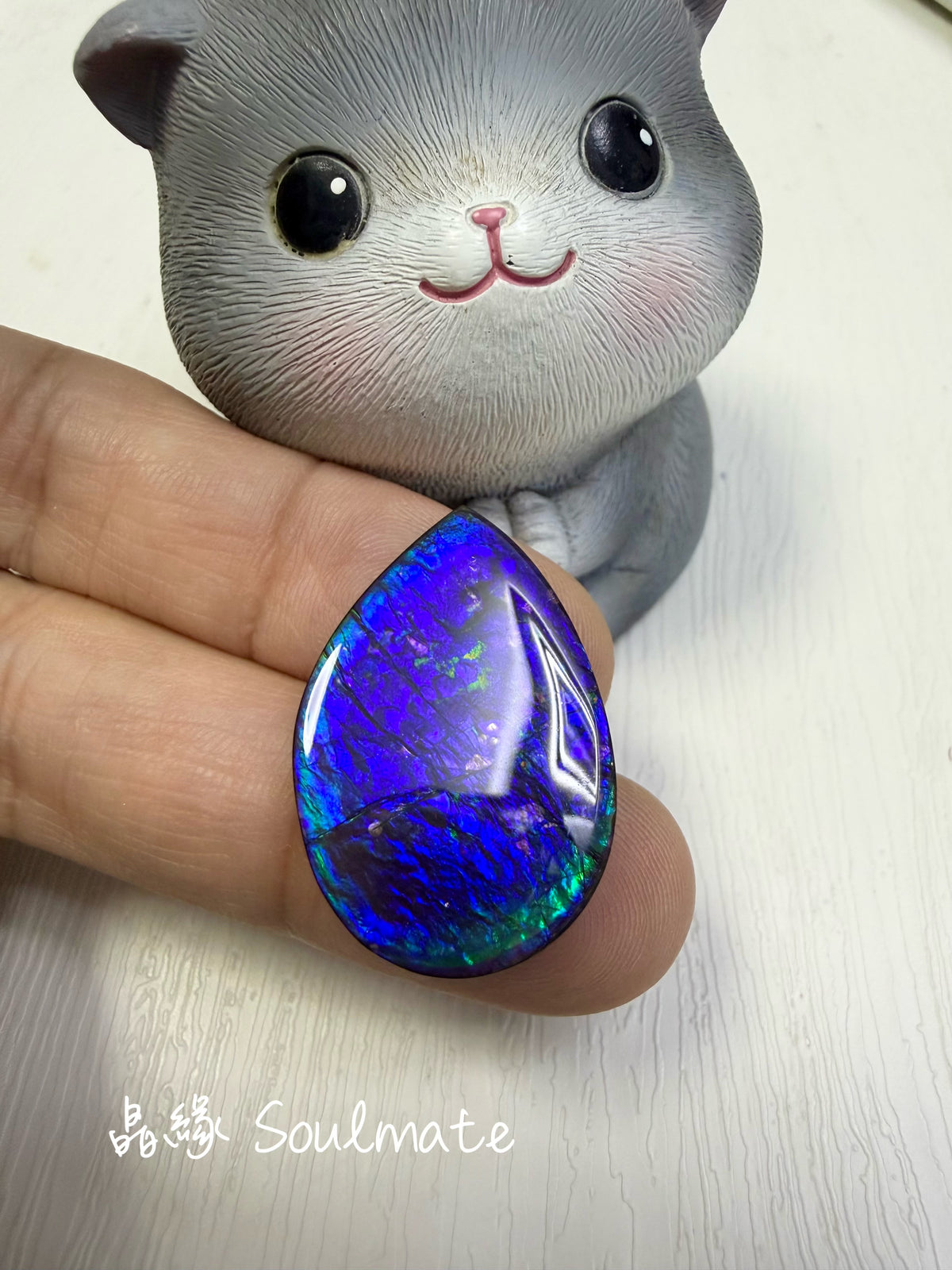 斑彩石裸石 19x28mm