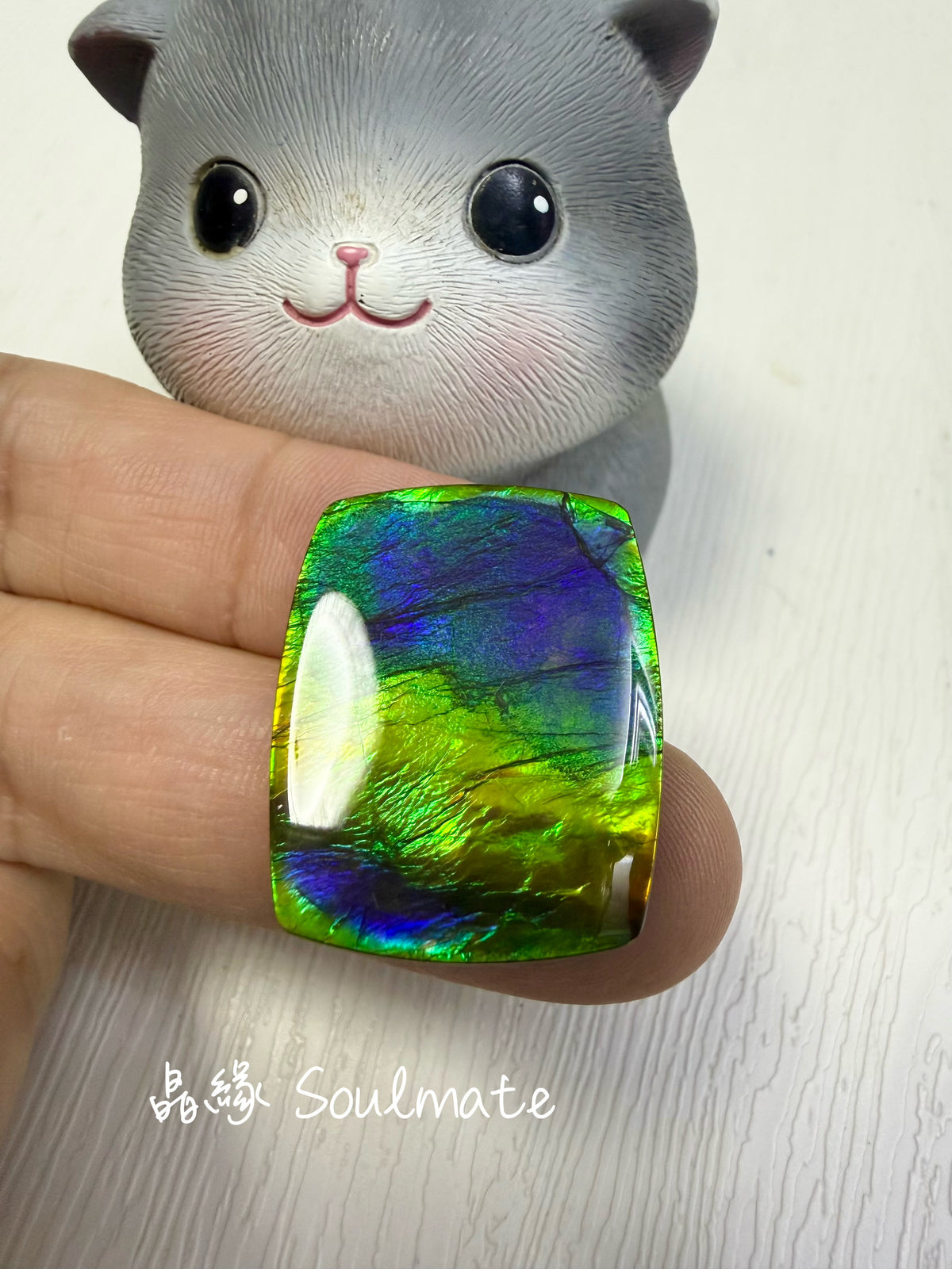 斑彩石裸石 21x26mm