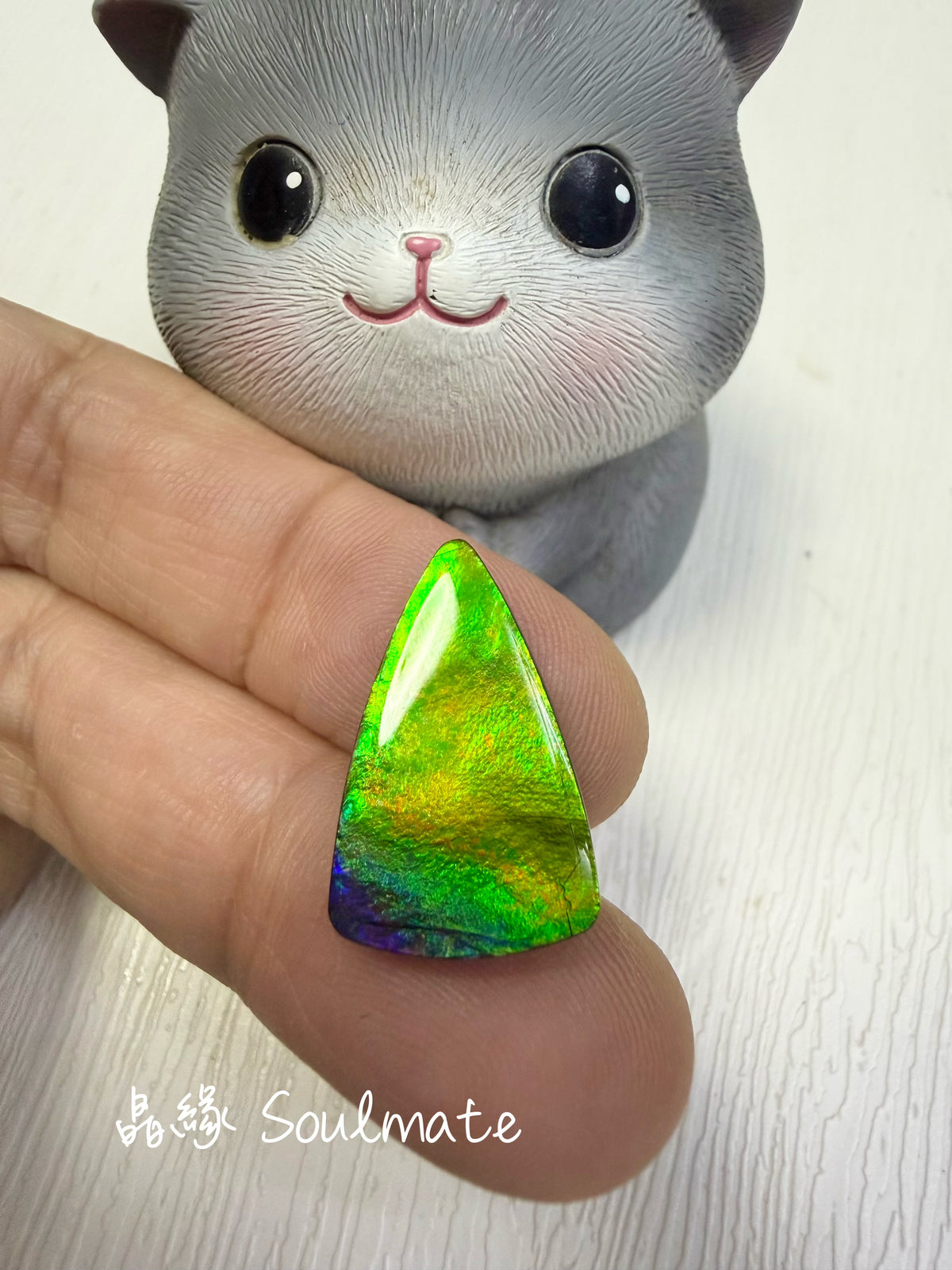 斑彩石裸石 13x21mm