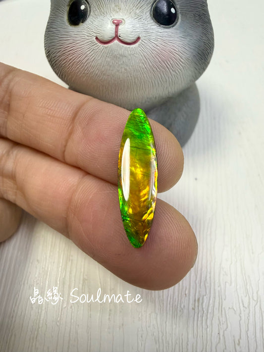 斑彩石裸石 7x24mm