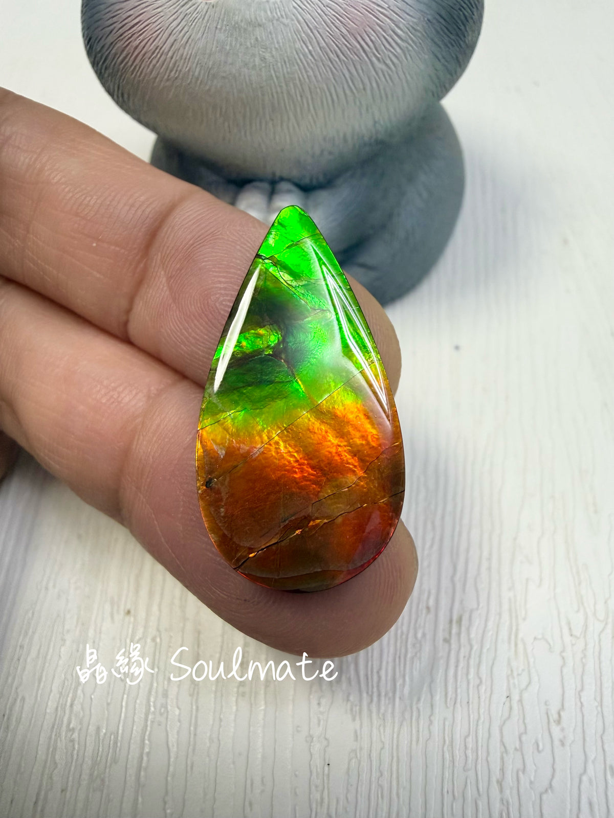 斑彩石裸石 15x29mm