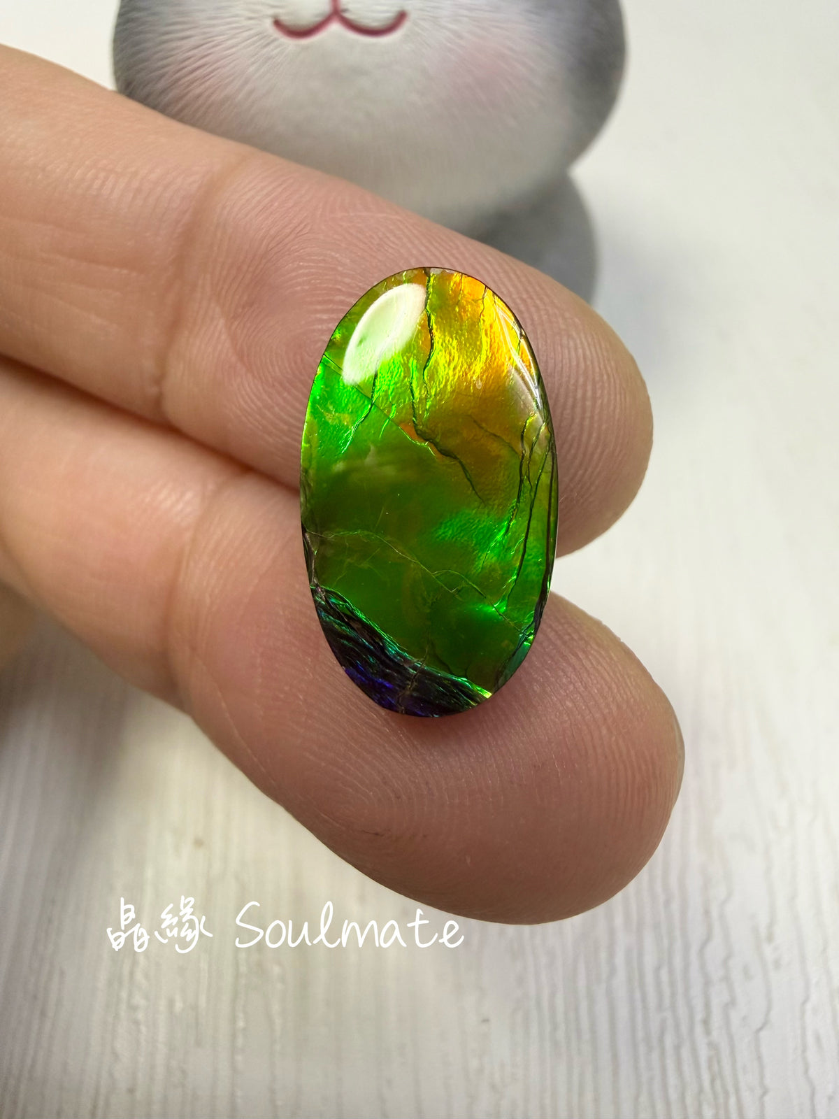 斑彩石裸石 10x18mm