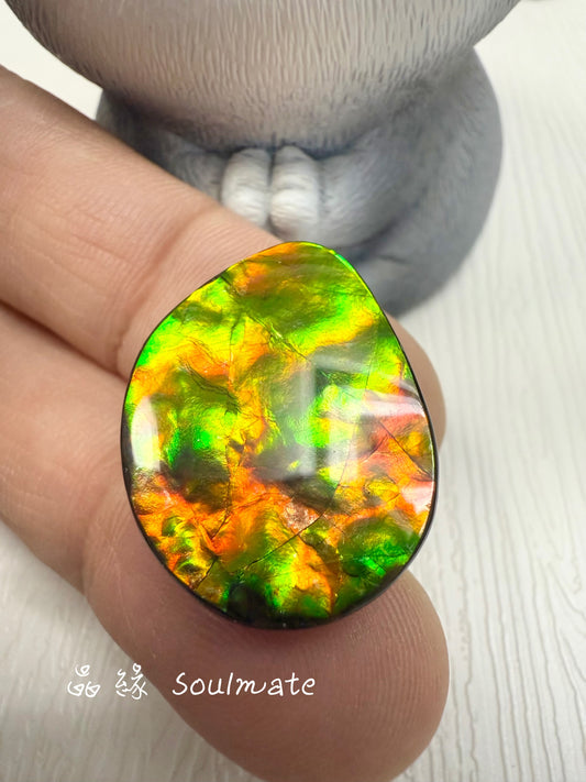 斑彩石裸石 18x24mm