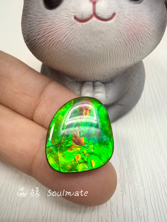 斑彩石裸石 19x23mm