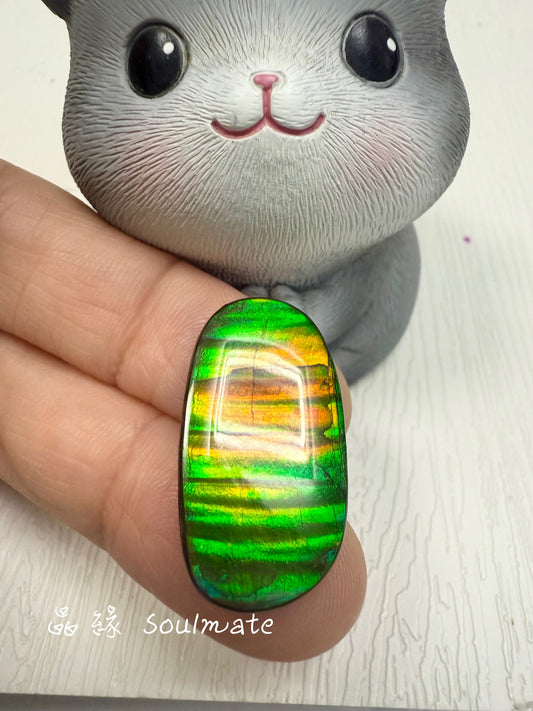 斑彩石裸石 15x27mm