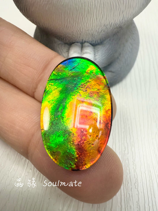 斑彩石裸石 18x30mm