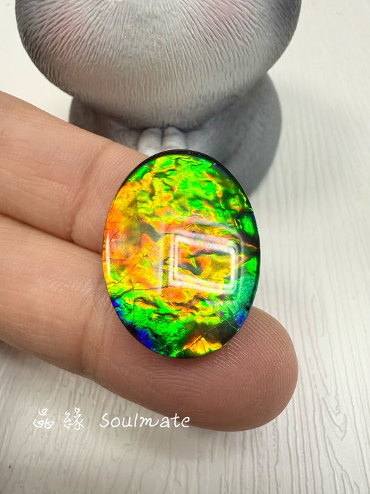 斑彩石裸石 18x25mm