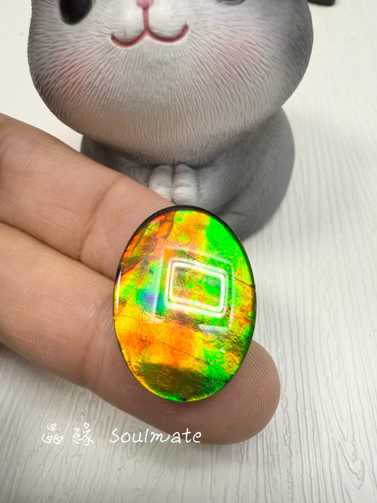 斑彩石裸石 18x25mm