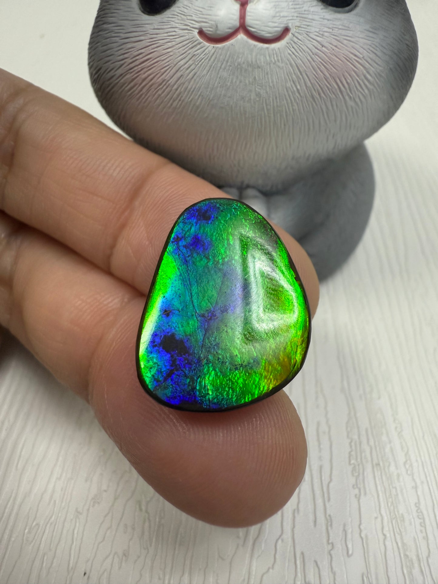 斑彩石裸石 16x21mm