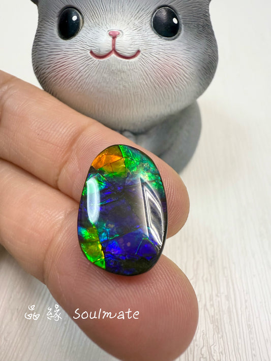 斑彩石裸石 13x20mm