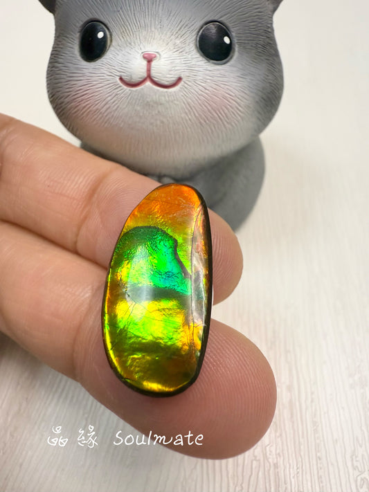 斑彩石裸石 13x25mm