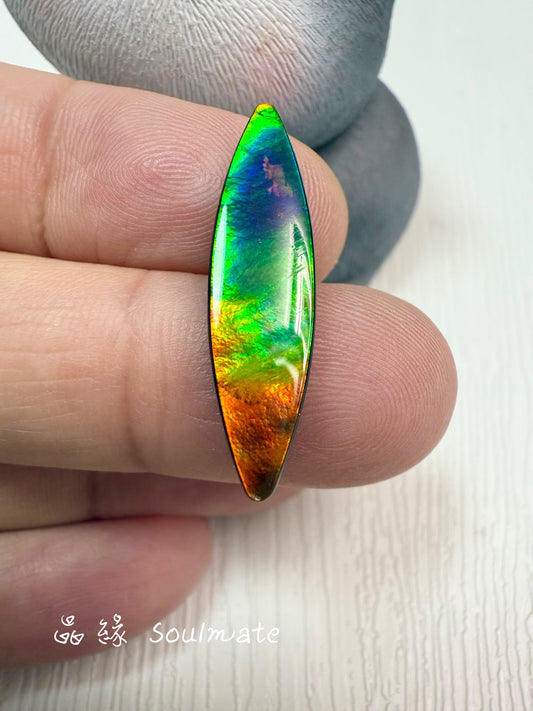 斑彩石裸石 7x27mm