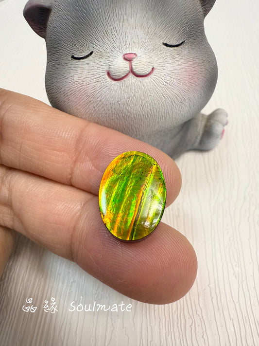 斑彩石裸石 13x18mm