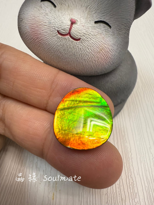 斑彩石裸石 18x20mm