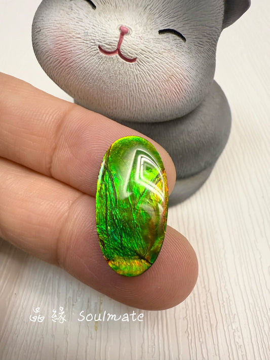 斑彩石裸石 12x23mm