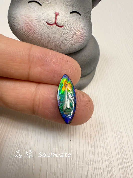 斑彩石裸石 8x20mm