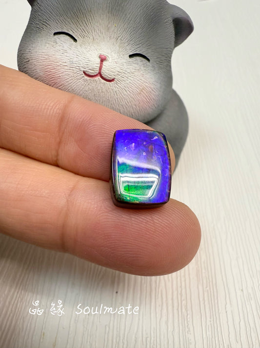 斑彩石裸石 11x15mm