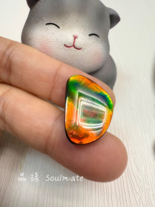 斑彩石裸石 16x23mm
