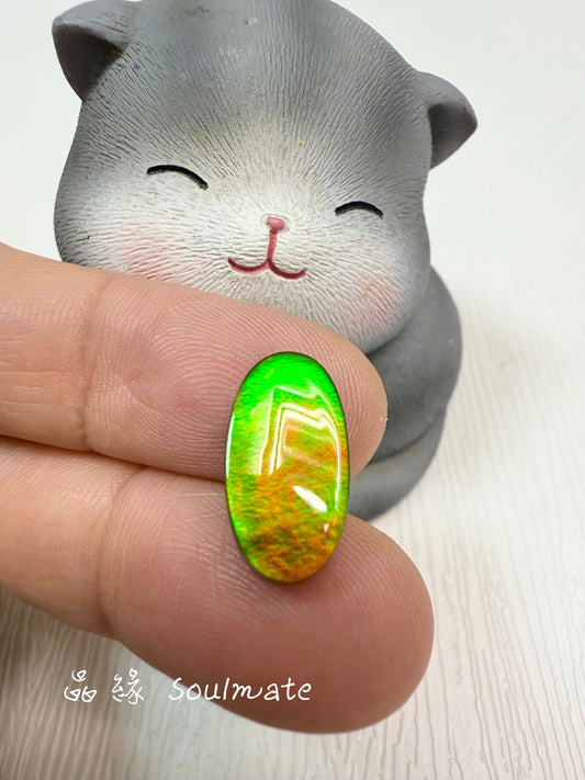 斑彩石裸石 9x16mm