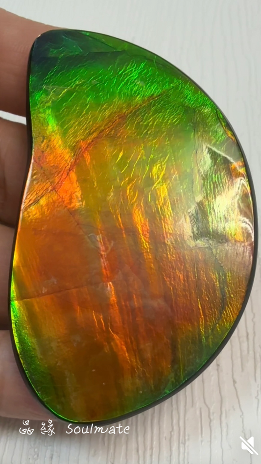 斑彩石裸石 35x61mm