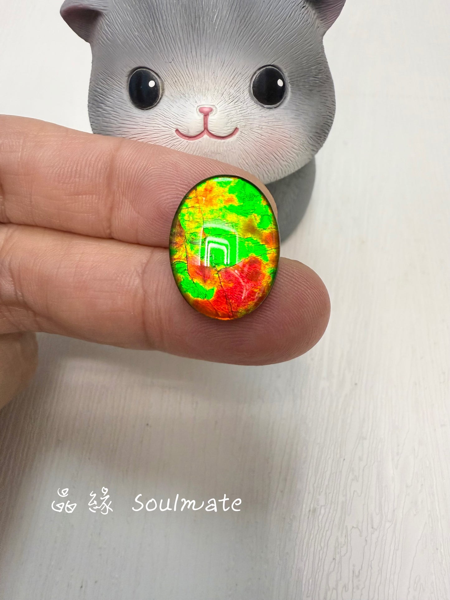 斑彩石裸石 15x20mm
